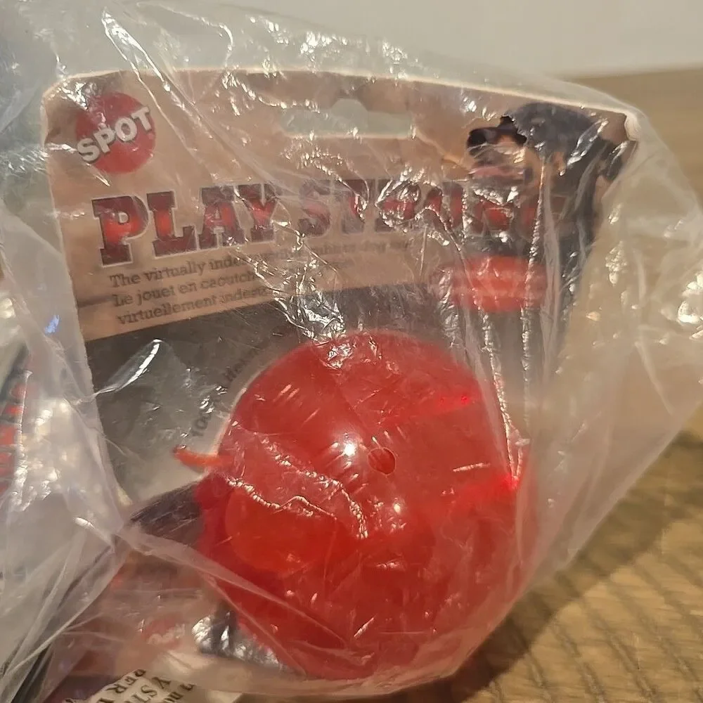 Set Of 3 Play Strong Rubber Ball Chew Toy for Dogs, Large